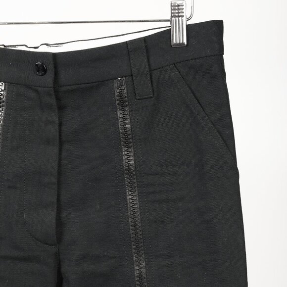 Gucci Black Cotton-Twill Zip-Detail Pants - Picture 5 of 16